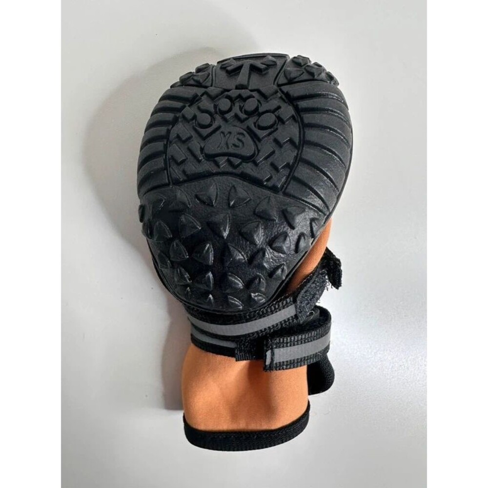 XS Dog Shoes, Paw Protectors, Orange & Black - Dociote - Picture 4 of 4